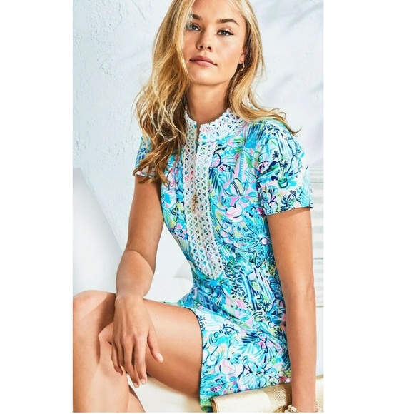 adrena stretch shift dress